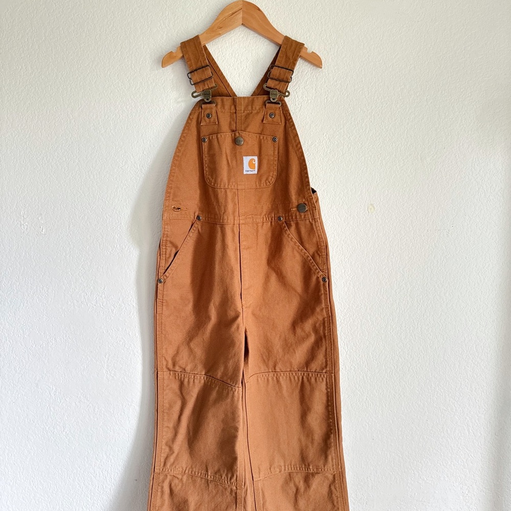 Kids Carhartt Brown Overalls